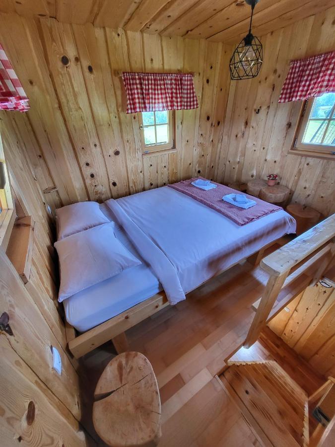 Unique Wooden Holiday House In Nature Lukovica pri Domzalah Exterior photo