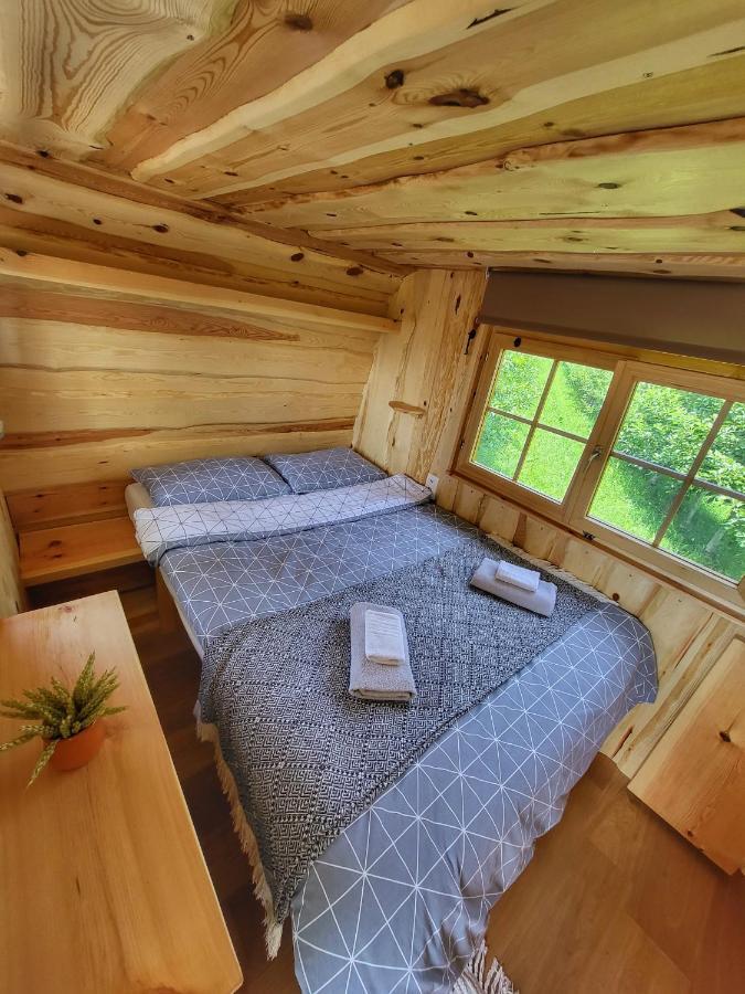 Unique Wooden Holiday House In Nature Lukovica pri Domzalah Exterior photo