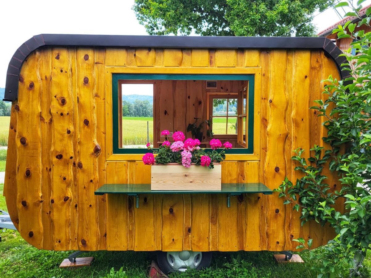 Unique Wooden Holiday House In Nature Lukovica pri Domzalah Exterior photo