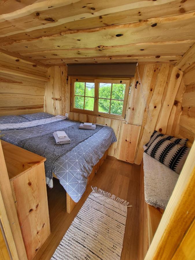 Unique Wooden Holiday House In Nature Lukovica pri Domzalah Exterior photo