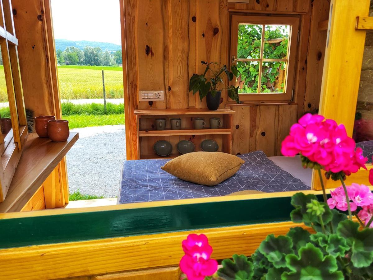 Unique Wooden Holiday House In Nature Lukovica pri Domzalah Exterior photo