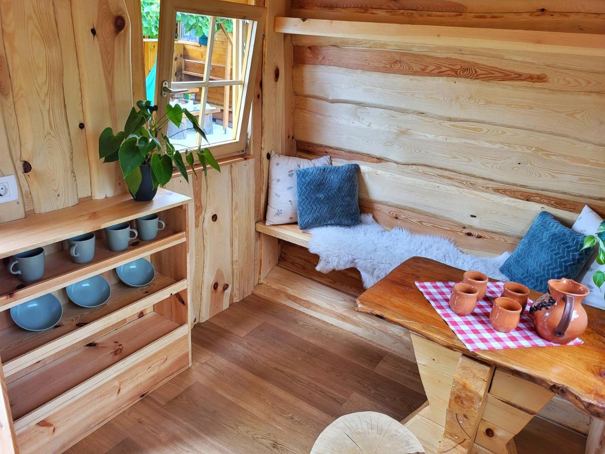 Unique Wooden Holiday House In Nature Lukovica pri Domzalah Exterior photo
