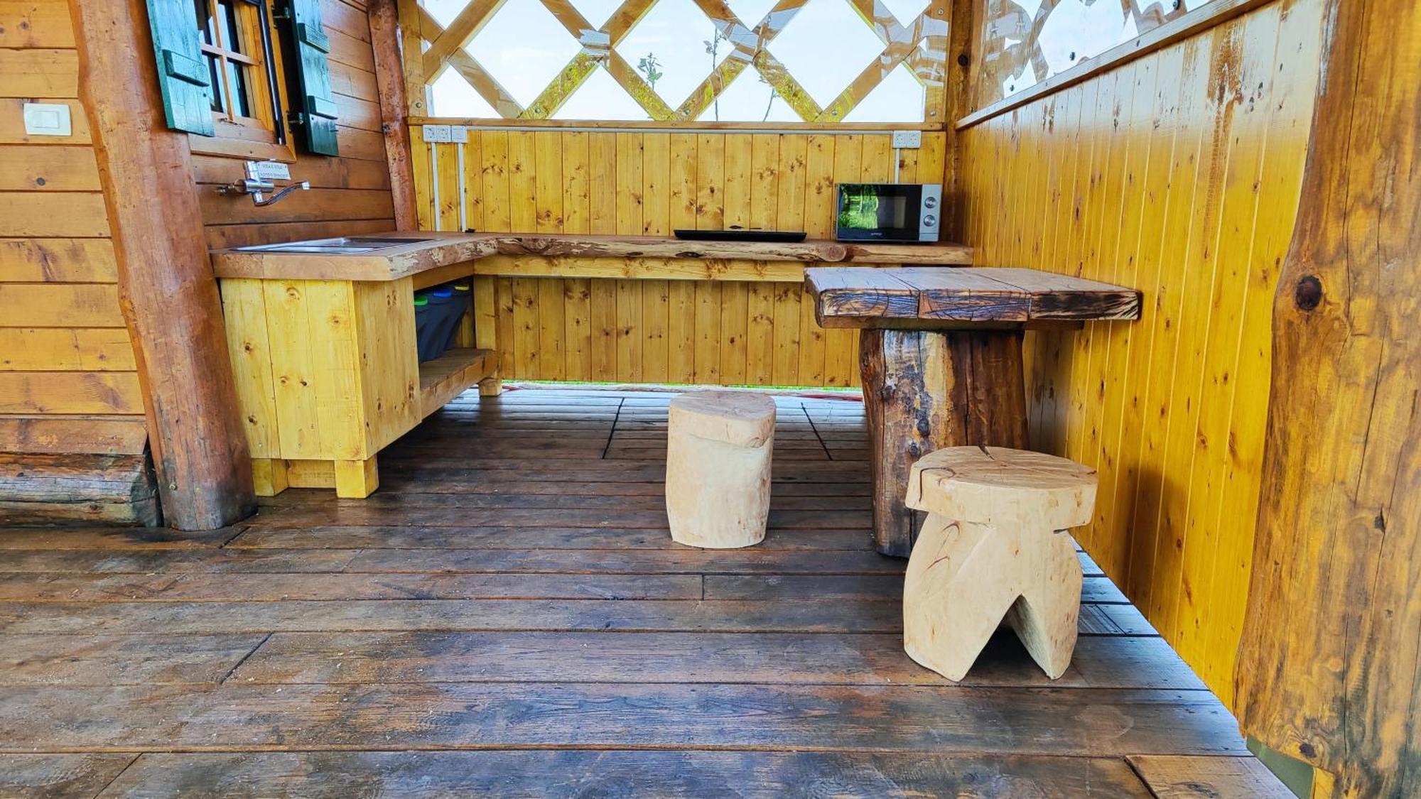 Unique Wooden Holiday House In Nature Lukovica pri Domzalah Exterior photo