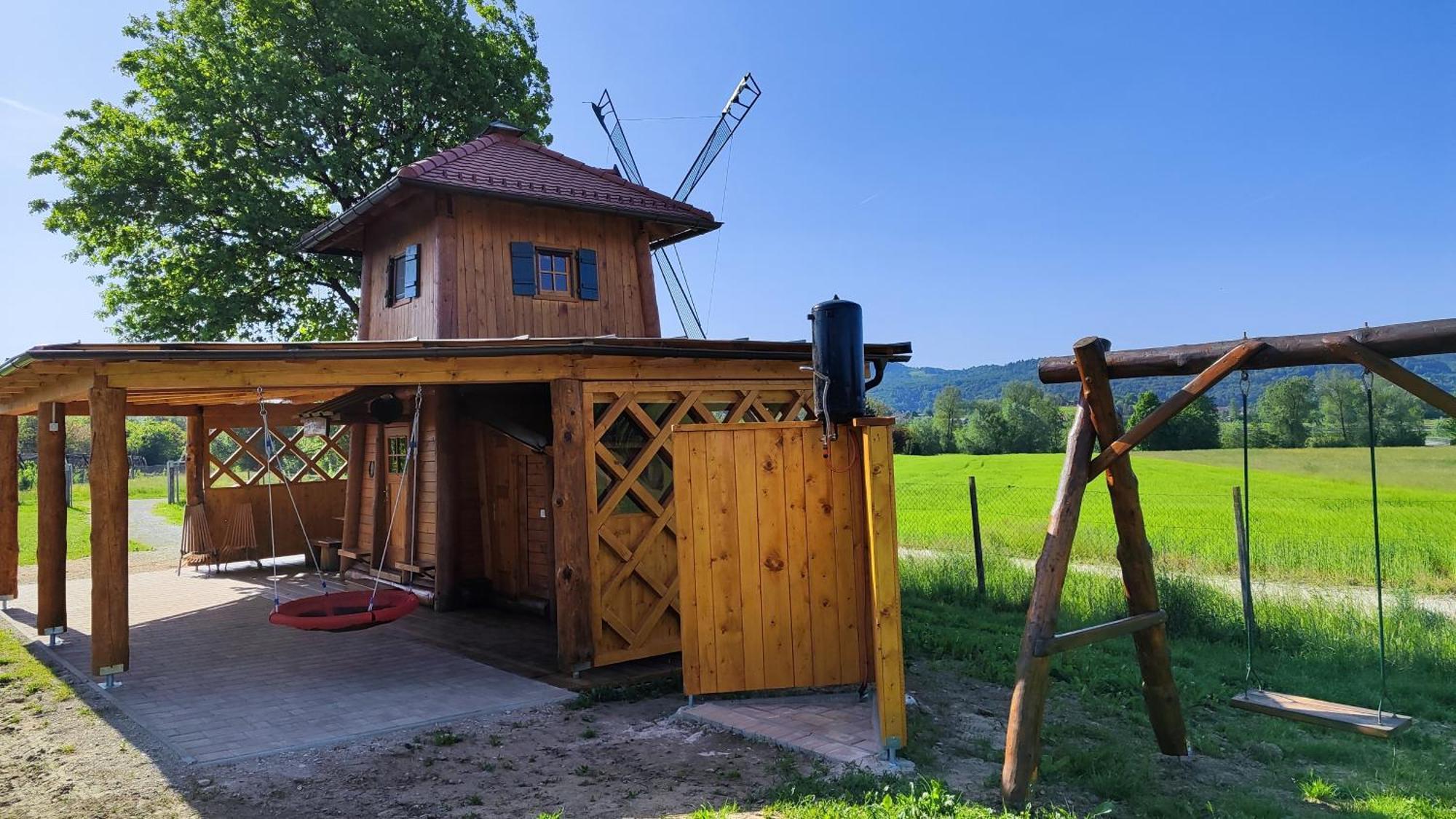Unique Wooden Holiday House In Nature Lukovica pri Domzalah Exterior photo
